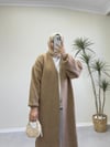 2780 - Uzun Triko Hırka - Camel