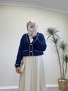 2844 - Angora Hırka - Lacivert