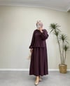 3025 - Tencel Etek Takım - Bordo