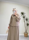 3025 - Tencel Etek Takım -  Camel 