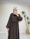 3025 - Tencel Etek Takım - Kahverengi 