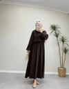 3025 - Tencel Etek Takım - Kahverengi 