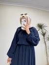 3025 - Tencel Etek Takım - Lacivert