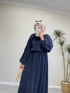 3025 - Tencel Etek Takım - Lacivert