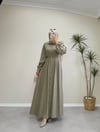 3056 - Merli Elbise - Bej