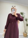 3056 - Merli Elbise - Bordo