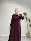 3056 - Merli Elbise - Bordo