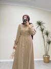 3056 - Merli Elbise - Camel 