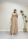 3056 - Merli Elbise - Camel 