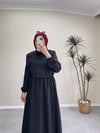 3070 - Yelekli Elbise - Siyah