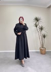 3070 - Yelekli Elbise - Siyah