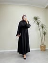 3117 - Tencel Elbise - Siyah
