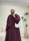 3742 - Amora Elbise - Bordo