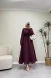 3742 - Amora Elbise - Bordo