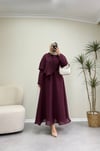 3742 - Amora Elbise - Bordo