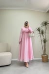 3742 - Amora Elbise - Pembe