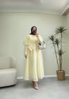 3742 - Amora Elbise - Sarı