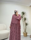 3810 - Eteği Fırfır Etek Takım  - Pembe