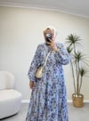 4039 - Bahar Elbise - Mor