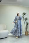 4039 - Bahar Elbise - Mor