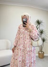 4039 - Bahar Elbise - Soft  Pembe