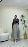 4060 - Poplin Etek - Haki