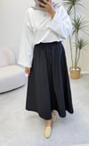 4060 - Poplin Etek - Siyah