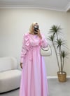 4091 - Merli Elbise - Pembe