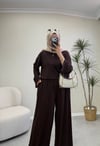 4138 - Oys Pantolon Takım - Kahve