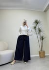4145 - Oysho Etekli Pantolon - Lacivert