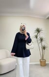 4149 - Ekoseli Oys Tunik - Lacivert