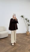 4183 - Yasmin Oysh Sweat - Kahverengi