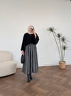 4220 - Ekose Etek - Siyah