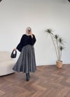 4220 - Ekose Etek - Siyah