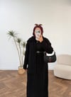6458 - Örme Elbise - Siyah 