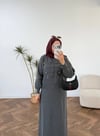 9825 - Düğmeli Etek Takım - Antrasit 