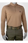 Ilgın Uzun Kollu Taktik/Outdoor Tişört Coyote Brown