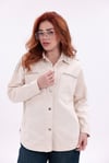  Taş Detaylı Ceplı  Gabardin Ceket