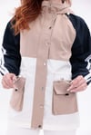 Colorblock Mix Yağmurluk Parka