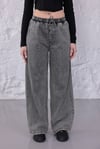 Gri Comfort Beli Lastikli Pantolon