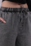 Gri Comfort Beli Lastikli Pantolon