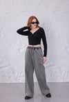 Gri Comfort Beli Lastikli Pantolon