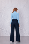 Lacivert Comfort Beli Lastikli Pantolon
