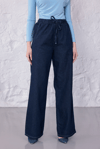 Lacivert Comfort Beli Lastikli Pantolon