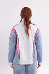 Leopar Garnili Denim Geçişli  Ceket