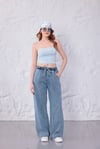 Mavi Comfort Beli Lastikli Pantolon