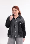 Mix Beyaz Denim Garnili Premium Ceket