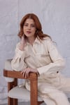 Nakış Detay Gaba Gömlek-Pantolon Takım 