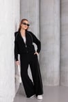 Siyah Premium Pamuklu Sweat-Pantolon Takım