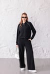 Siyah Premium Pamuklu Sweat-Pantolon Takım